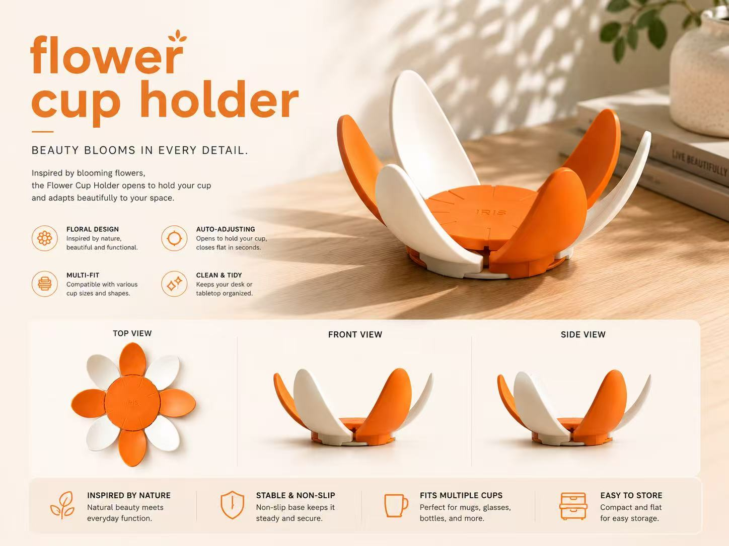 Flower Cup Holder