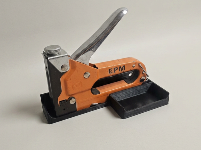 Wall Mount for Staple Gun & Staples