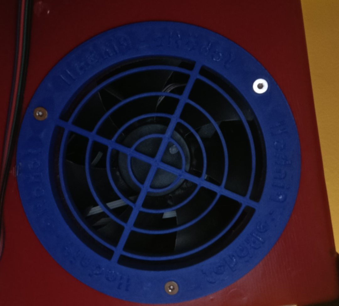 Abdeckung für Lüfter (105mm Bohrung)