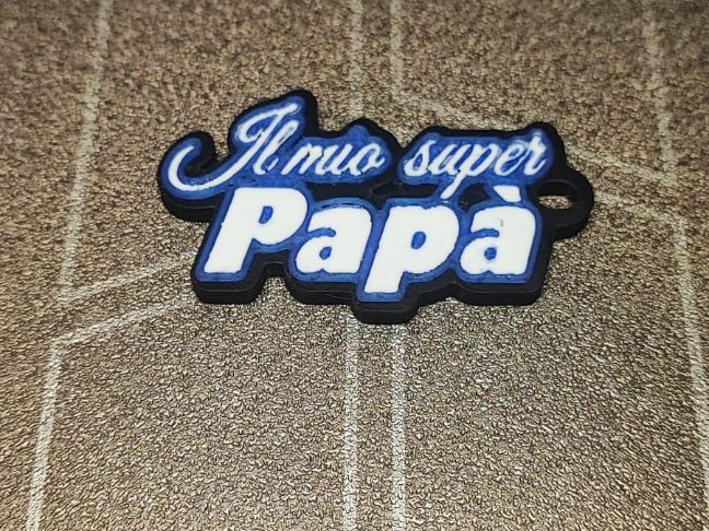 portachiavi  super papà