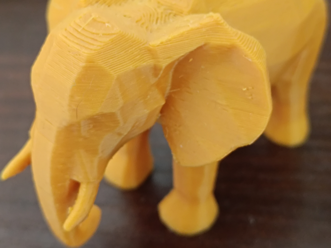Elephant realistic origami version