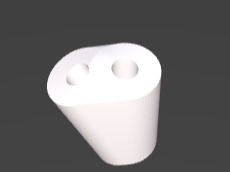 22.5 degree  2mm dowel connector