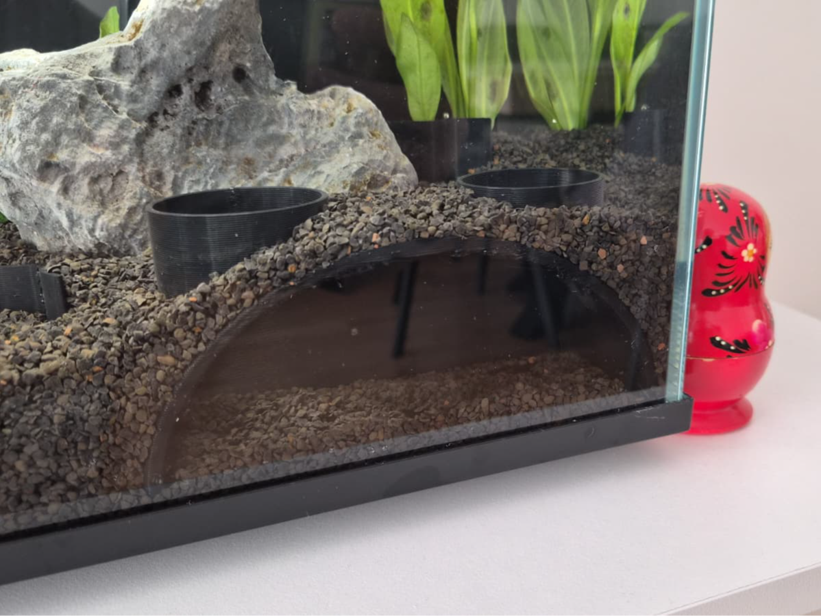 Fish aquarium cave hide