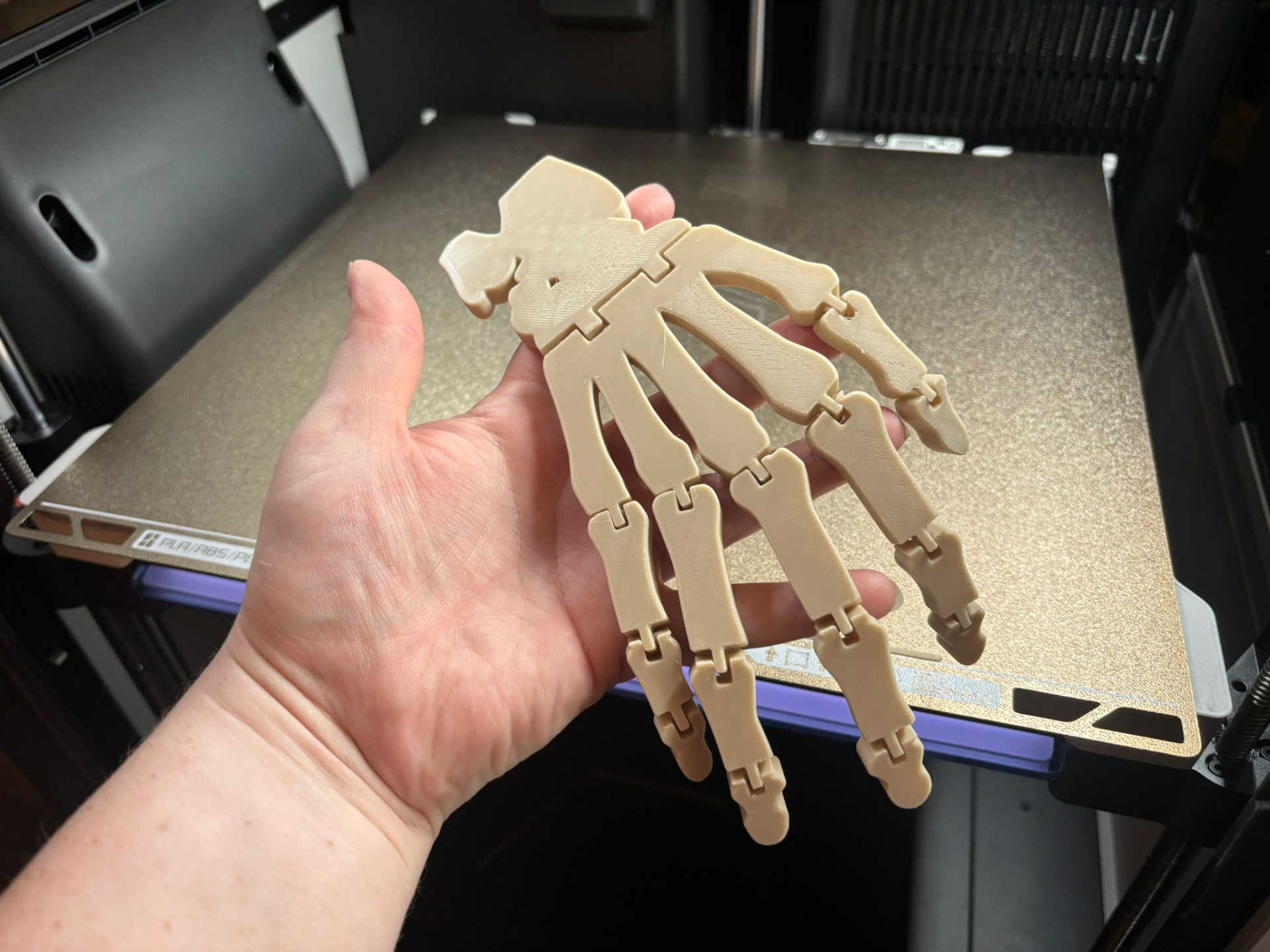 Flexi Skelett Hand Halloween Spielzeug Fidget Toy