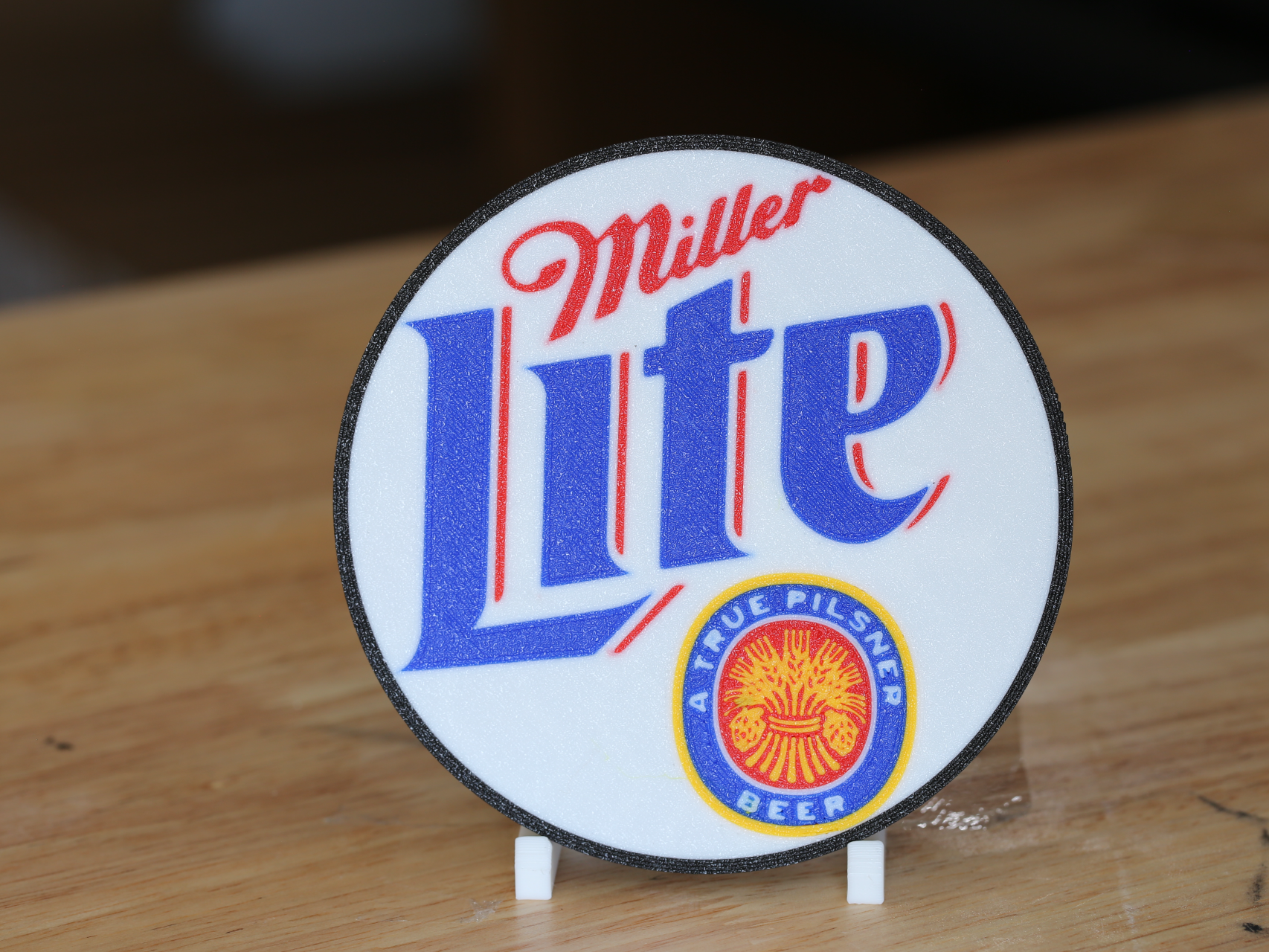 Miller Lite American Lager Beer Round Coaster 2