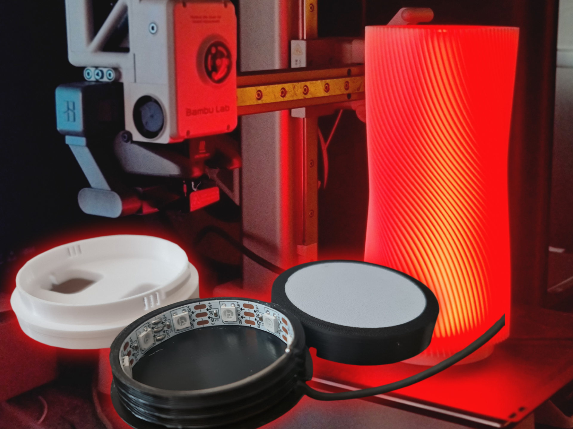 Fully Printable LED Strip Lamp Kit 001
