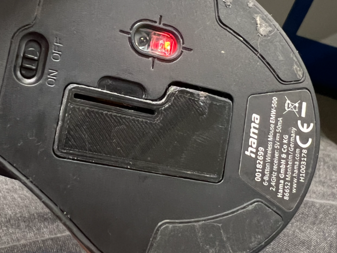 Batteriefach Abdeckung Hama Computermaus