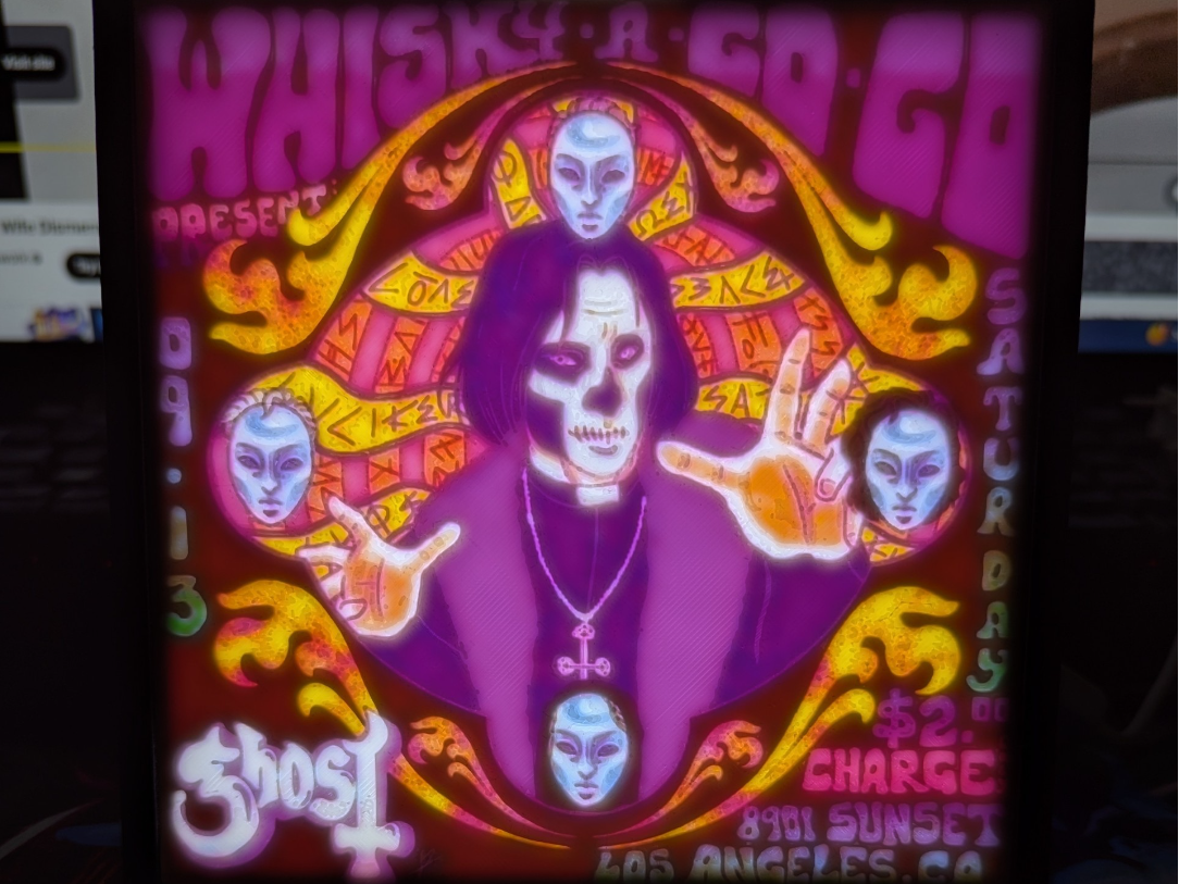 Ghost PAPA Whiskey A GO GO LITHO