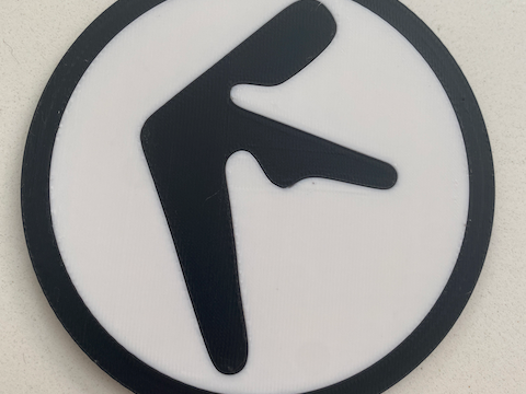 Aphex Twin logo coaster