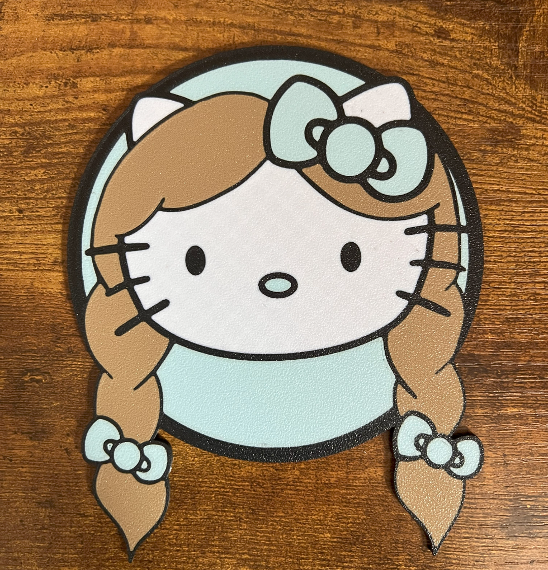 Hello Kitty cosplaying Dorothy Coaster
