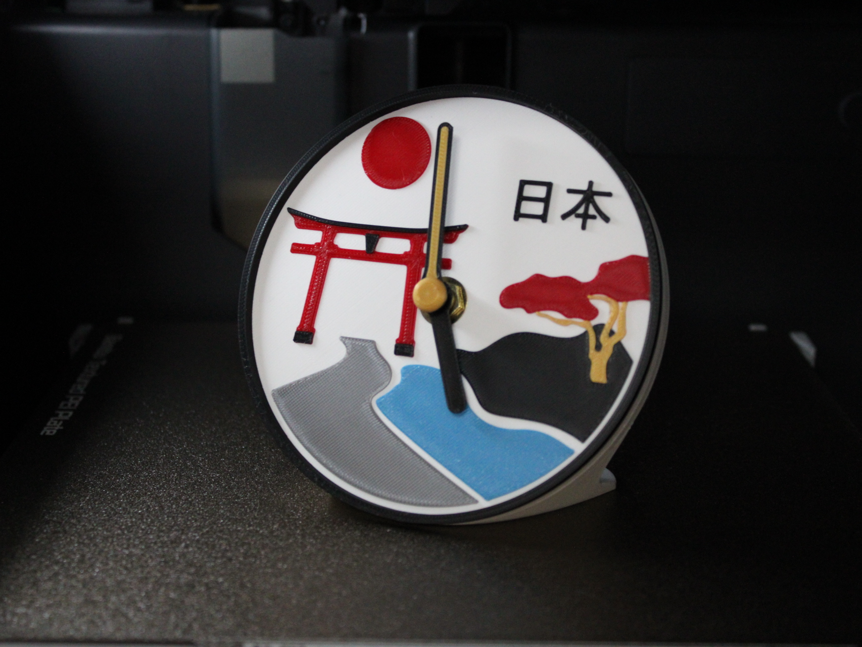 Japanese Scenic Clock