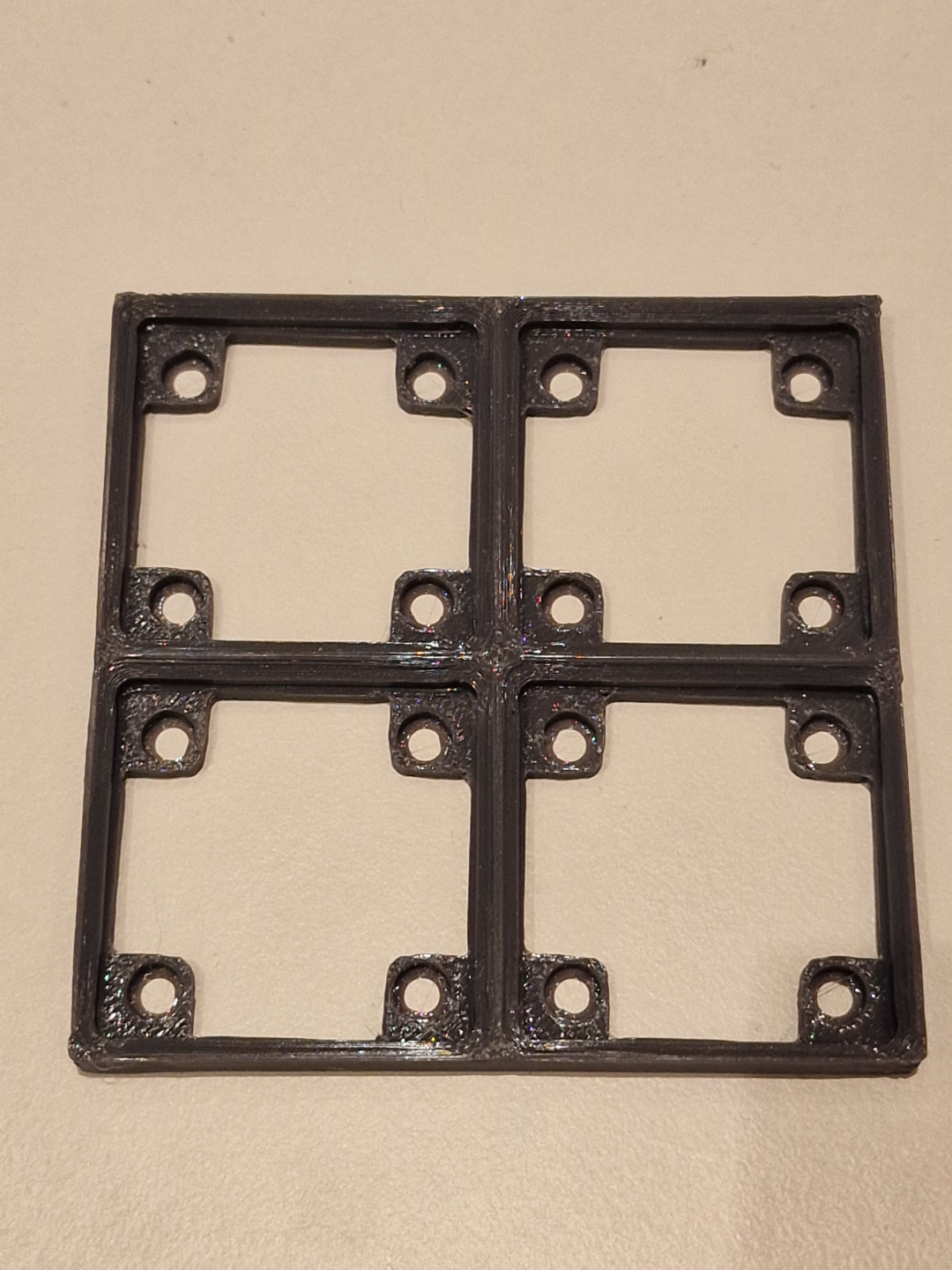 Gridfinity Baseplate 2x2 with magnet holes