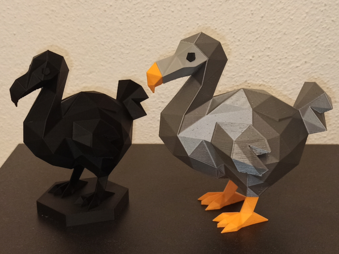 DODO Power low poly Figur (Gesamtpaket)