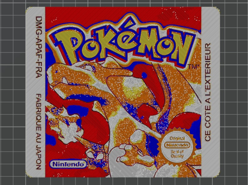 Pokemon rouge label FR