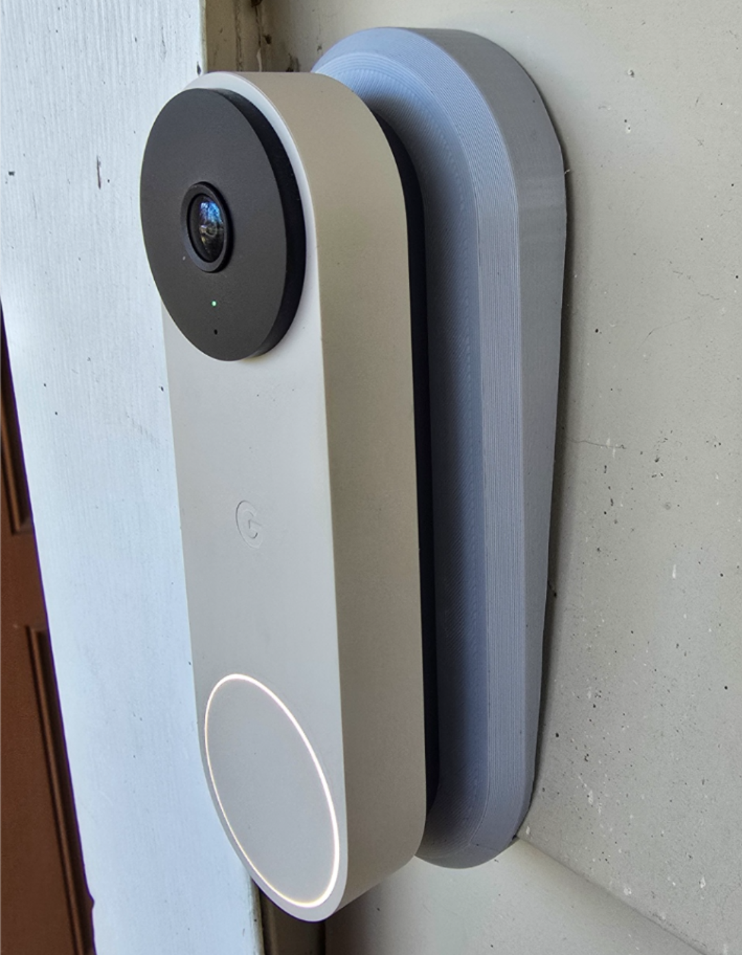 Google Nest Doorbell V2 (wired) siding adapter