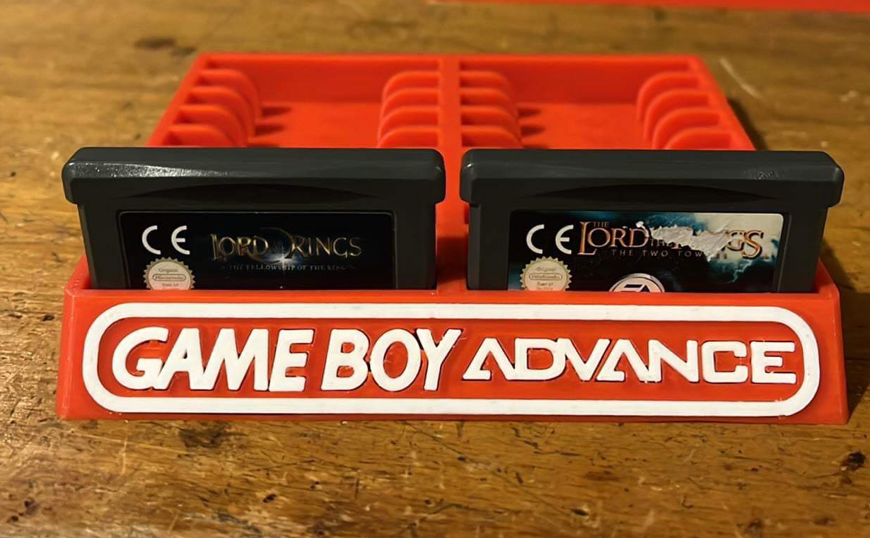 Stand, holder for 20 Game Boy Advance games
