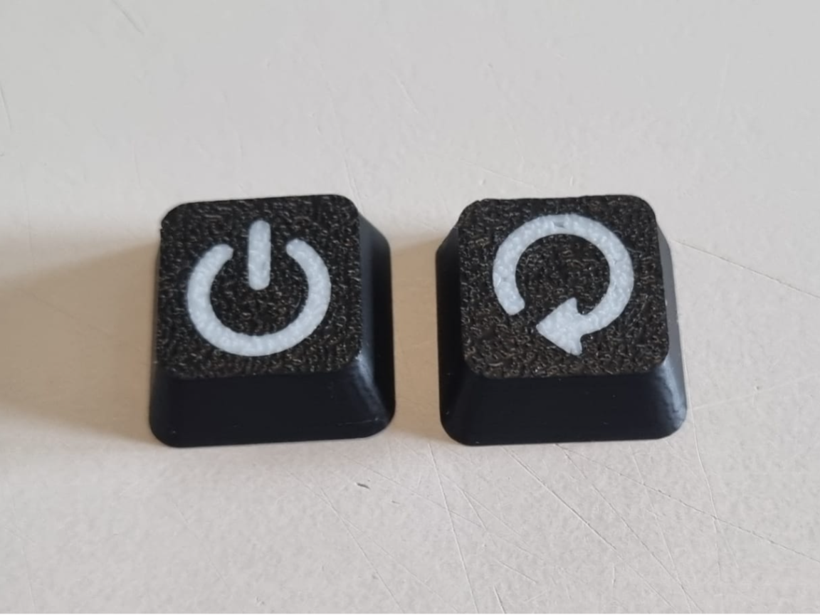 Keycaps - Power & Reset