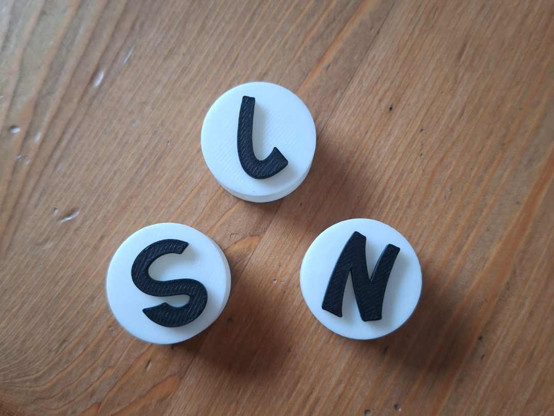 Strohhalmtopper "Buchstaben"
