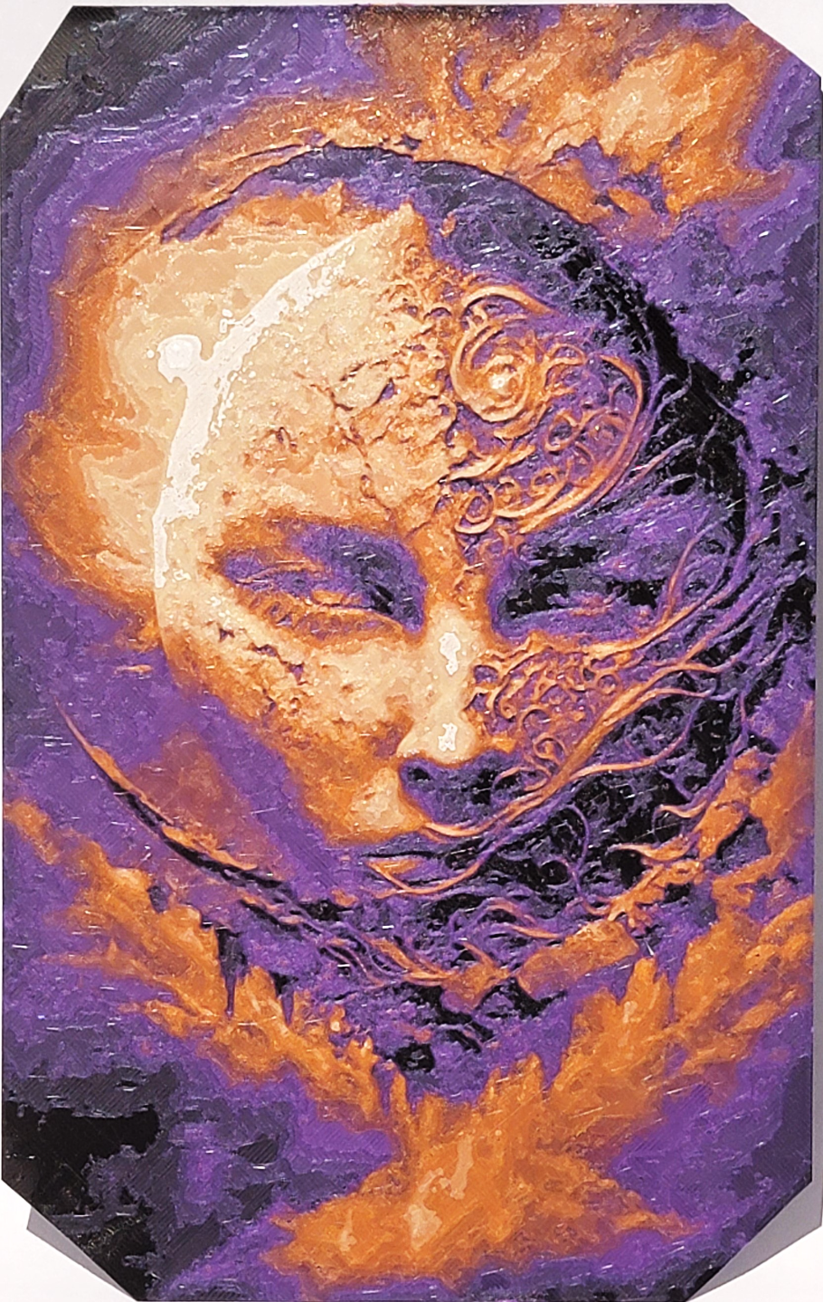Surreal Lady Face (HueForge)