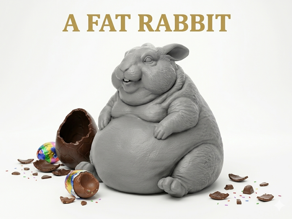 The Ultimate Feast: A Very Fat Easter Bunny