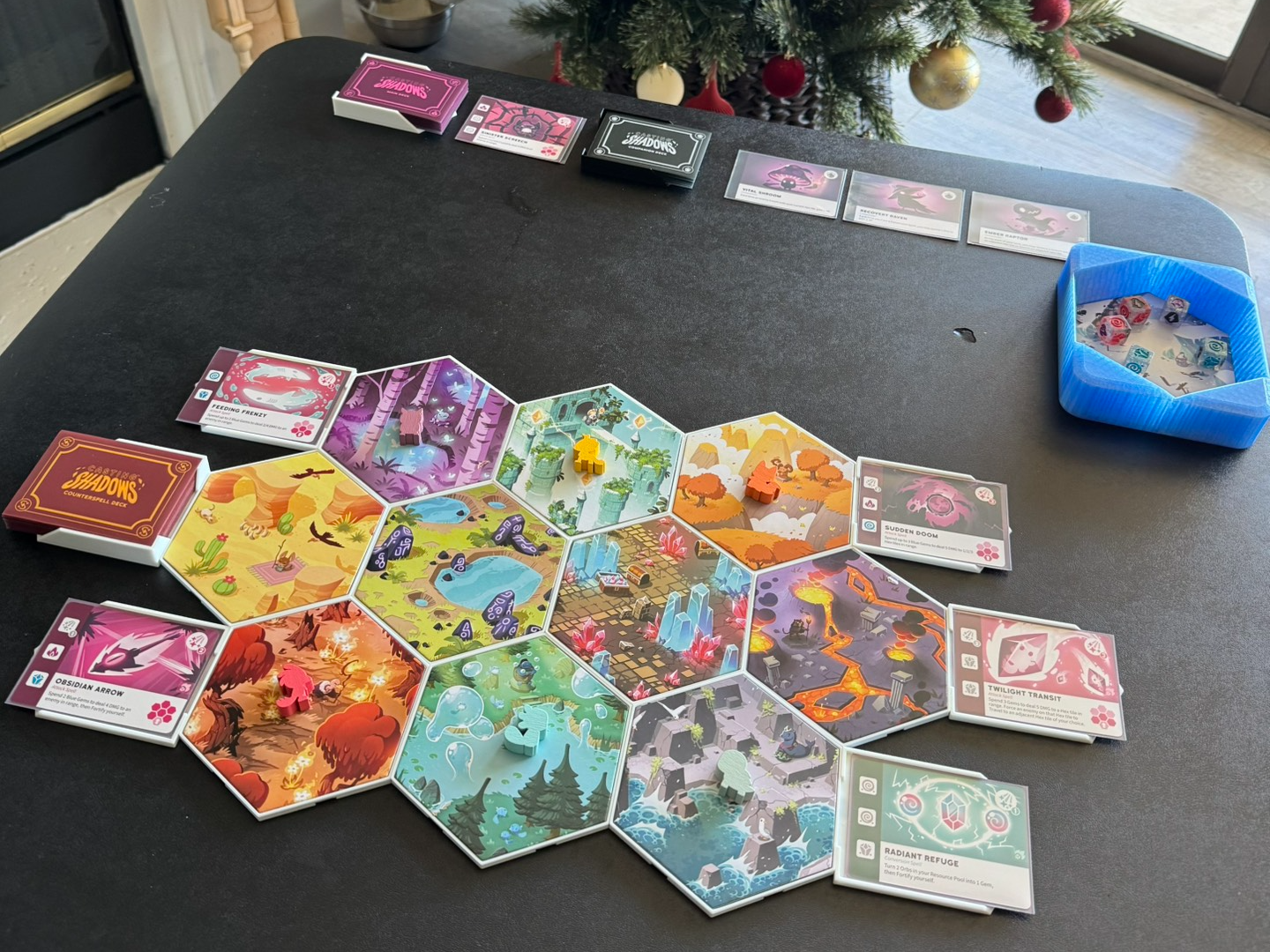 Casting Shadows Magnetic HexTile  Grid