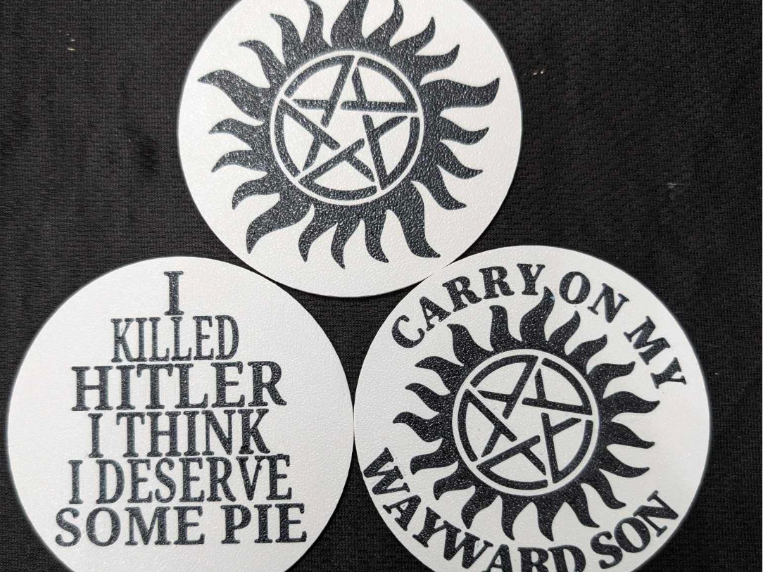 supernatural coasters