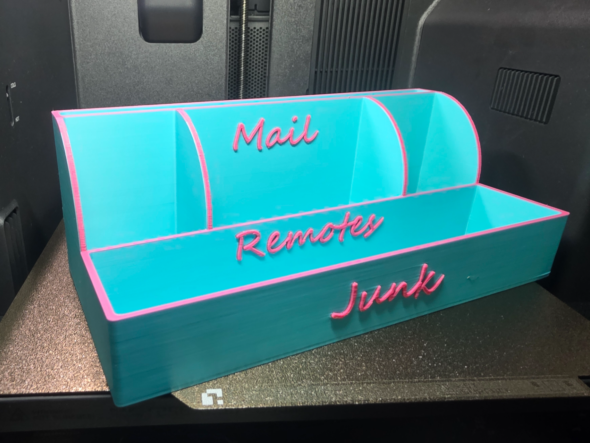 Table Organizer Mail, Remotes, and Junk