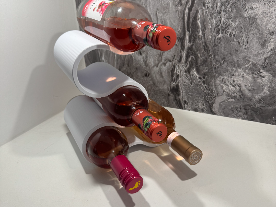 |Wavy Wine Holder 5 bottle