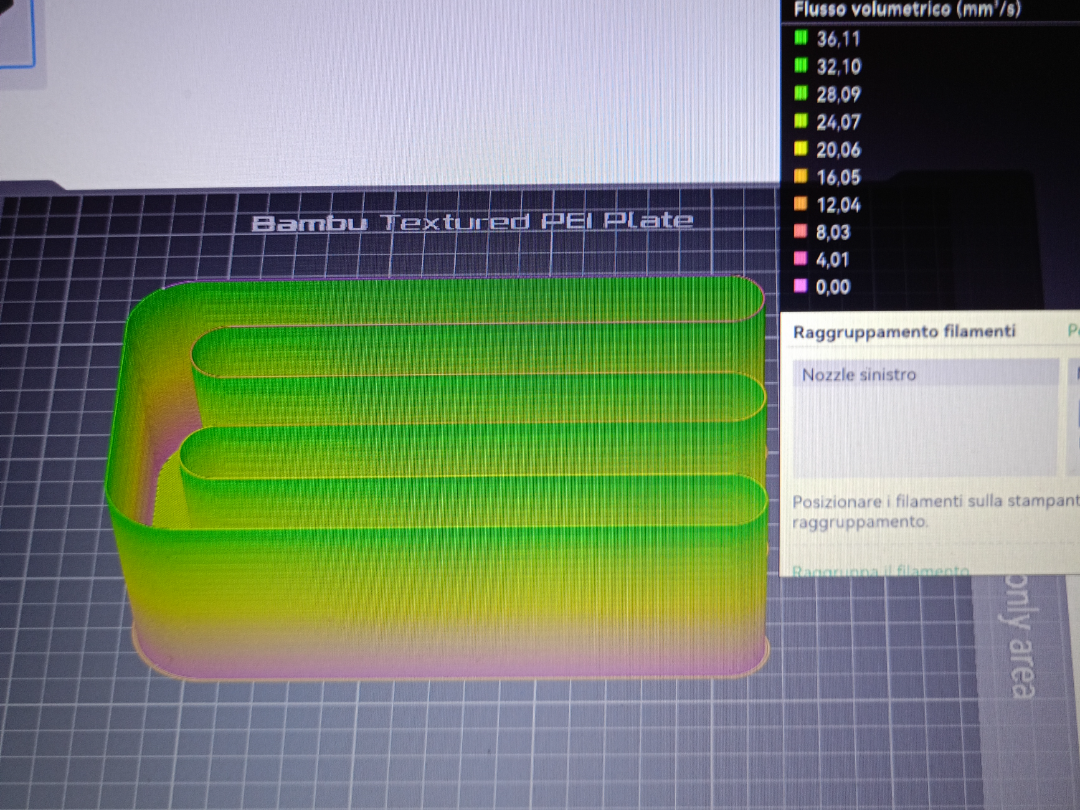 Max Volumetric Speed Test 0,8 Nozzle