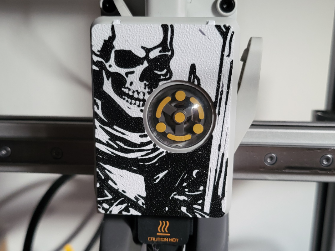 A1 / A1 mini Extruder Front Cover Part skull