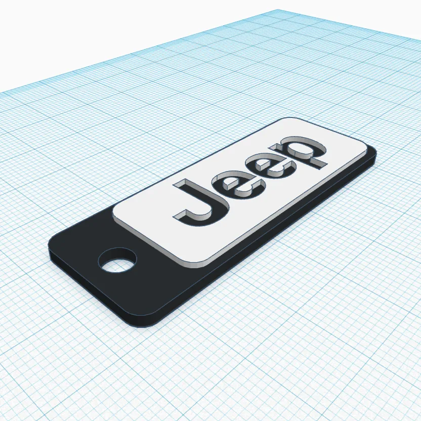 Jeep Logo Keychain
