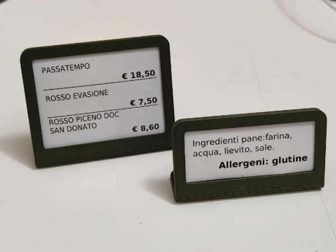 Porta Etichette Parametrico