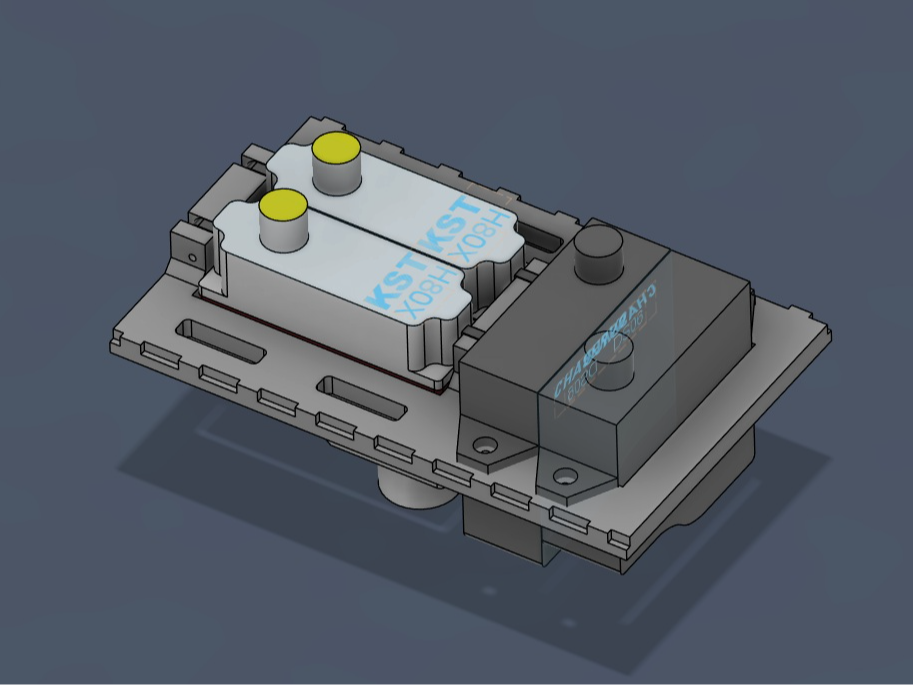 KST X08H CHAservo DS06 DLG servo tray