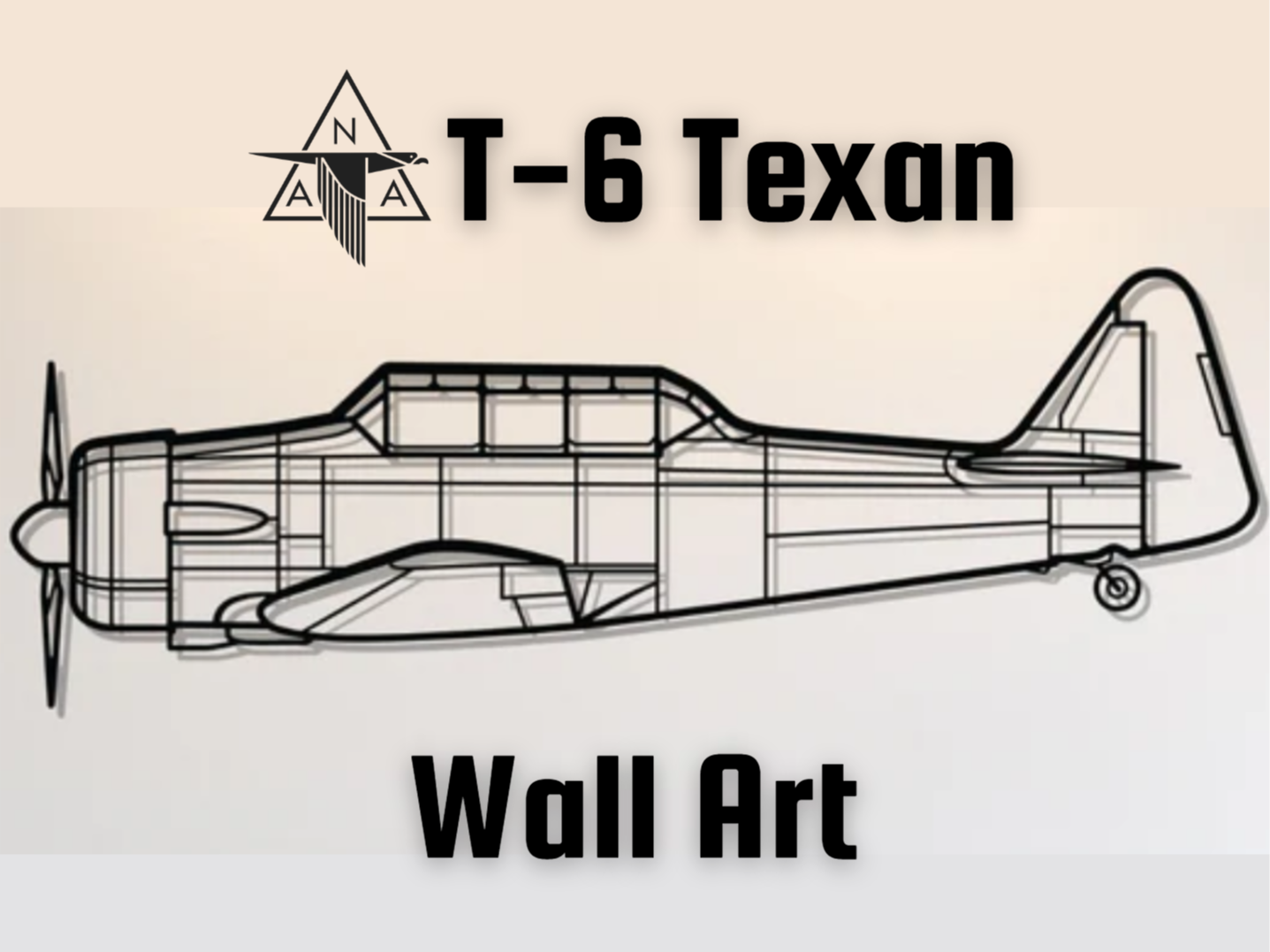 North American T-6 Texan Wall Art