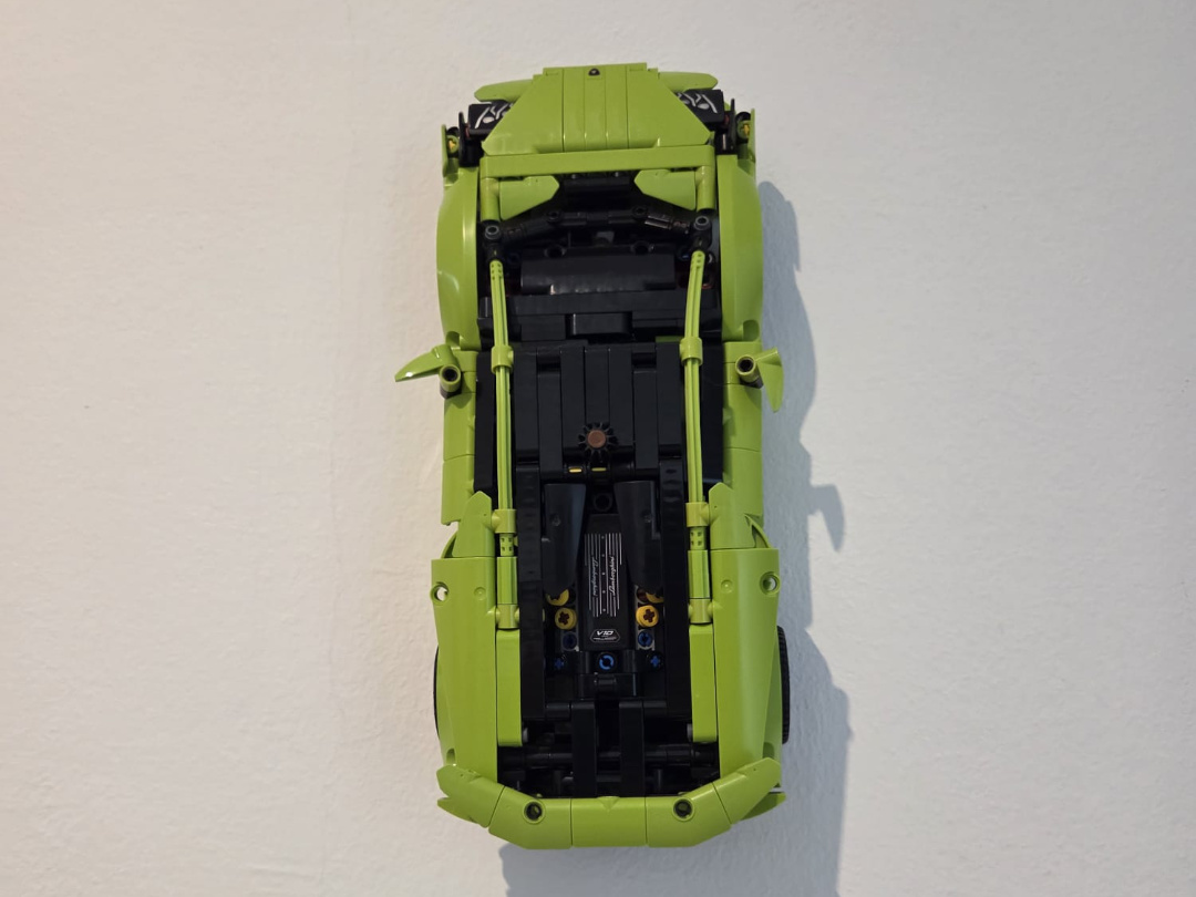 L e g o  toy car wall moun