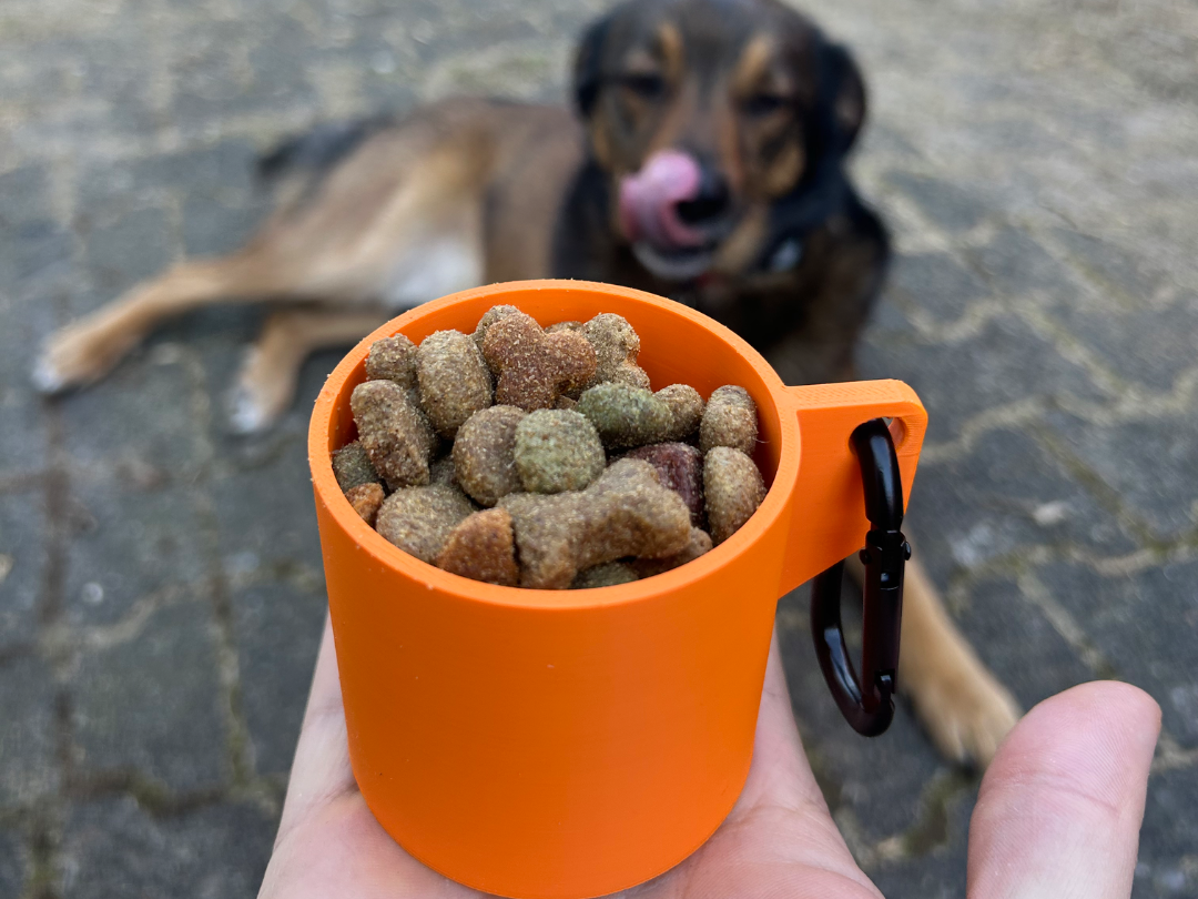 Hundefutter Portionsbecher