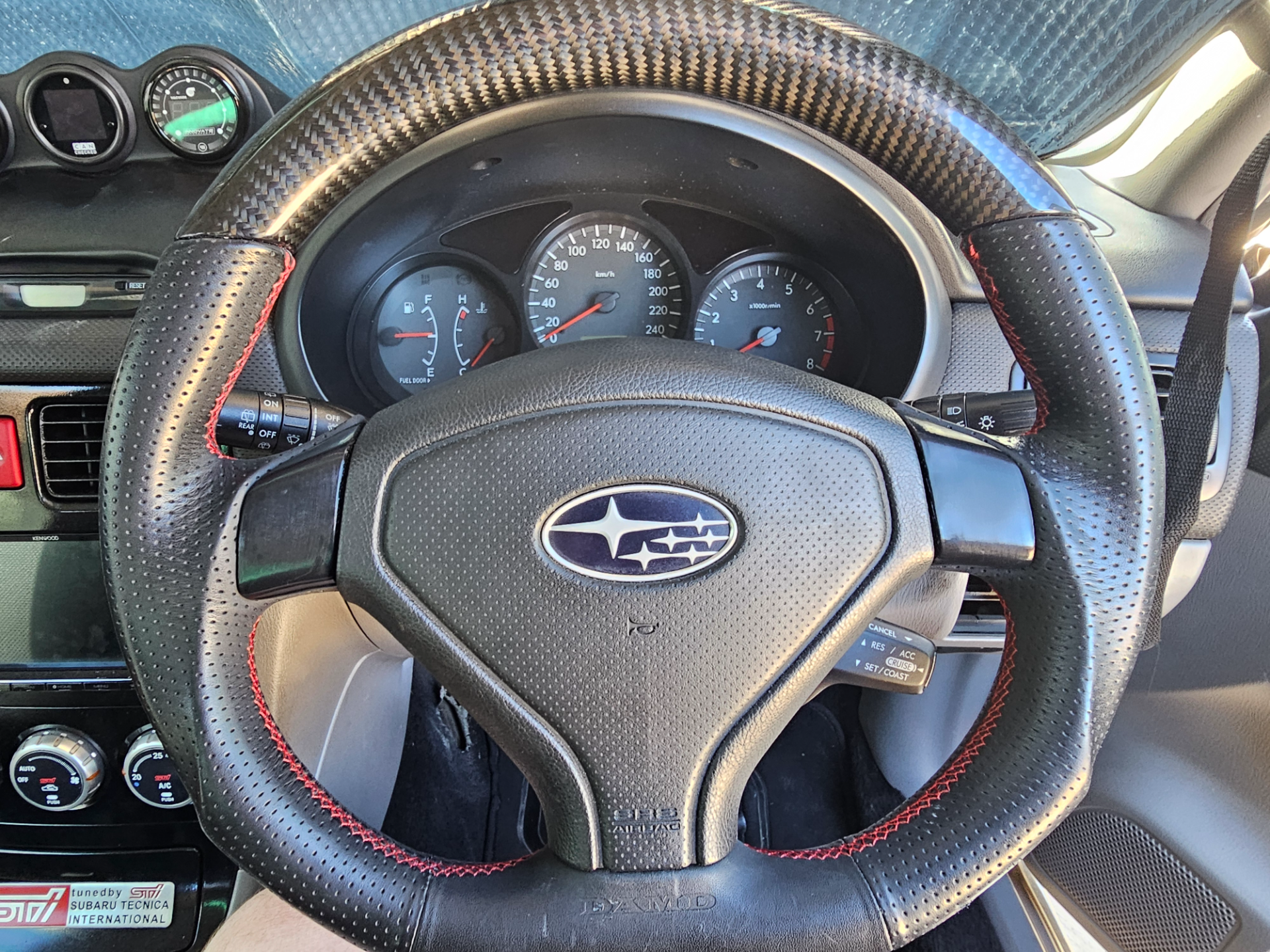 Early Subaru Steering Wheel Switch Cover