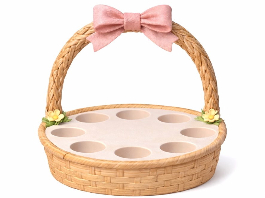 Osterkorb 3D Druck Set – 5 Designs mit Deko