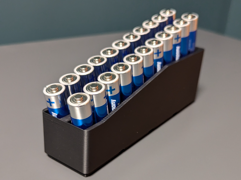 Gridfinity Standing AA Battery Dispenser