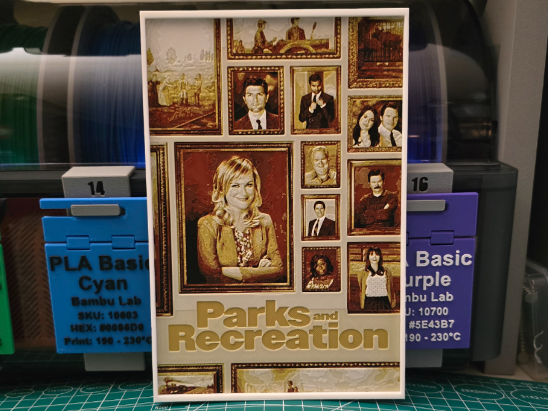 Parks and Recreation Poster - Hueforge Art