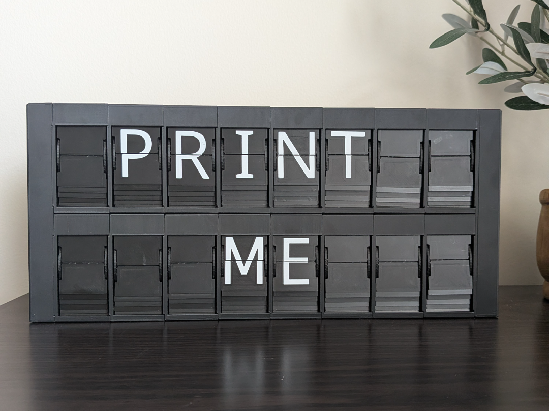 Split Flap Display - Dual