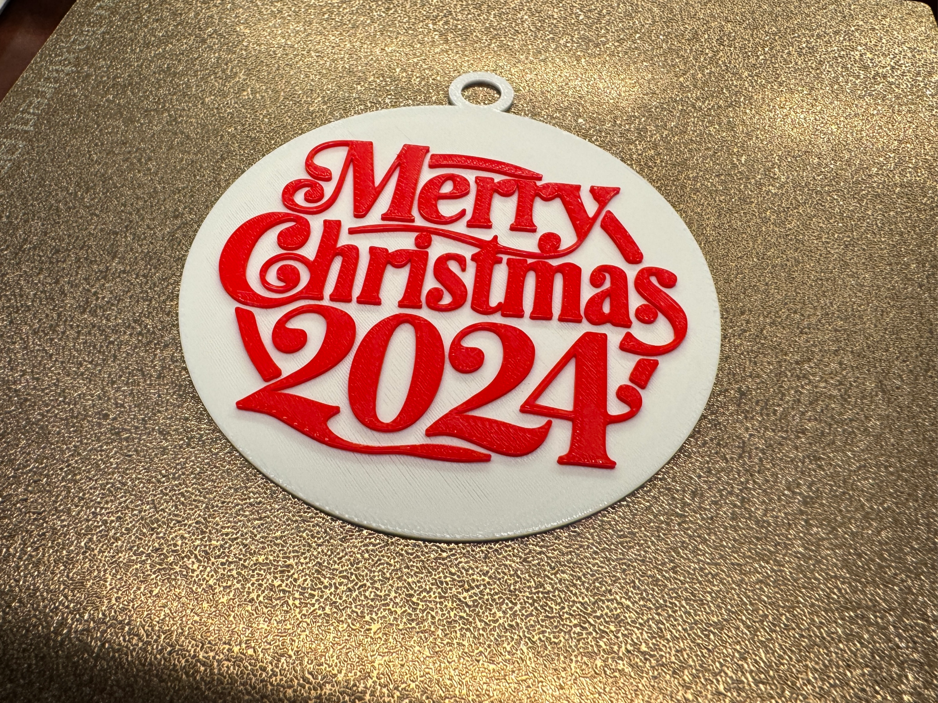 Merry Christmas 2024 decoration ornament ball