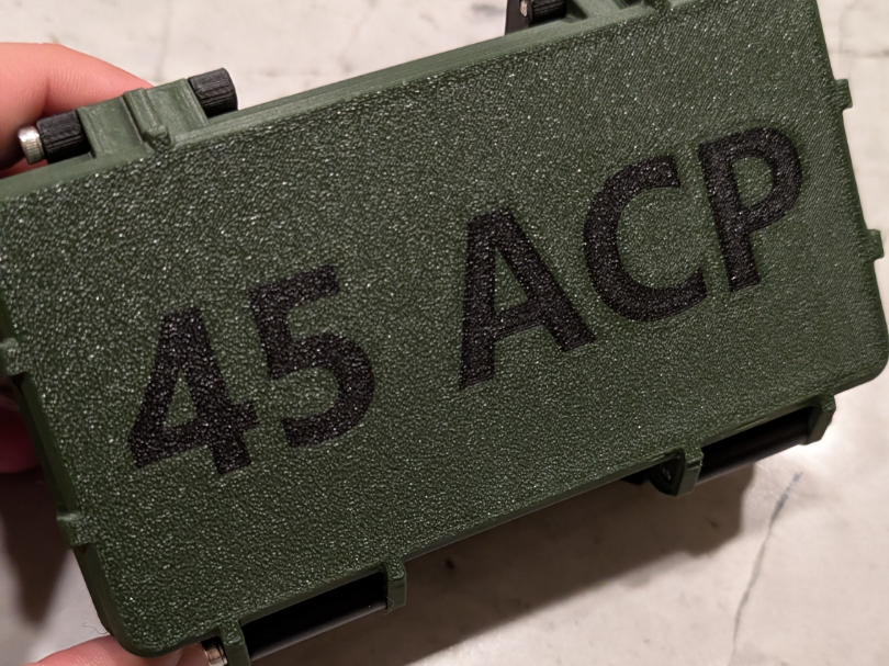 45 ACP 50rnd Ammo Box