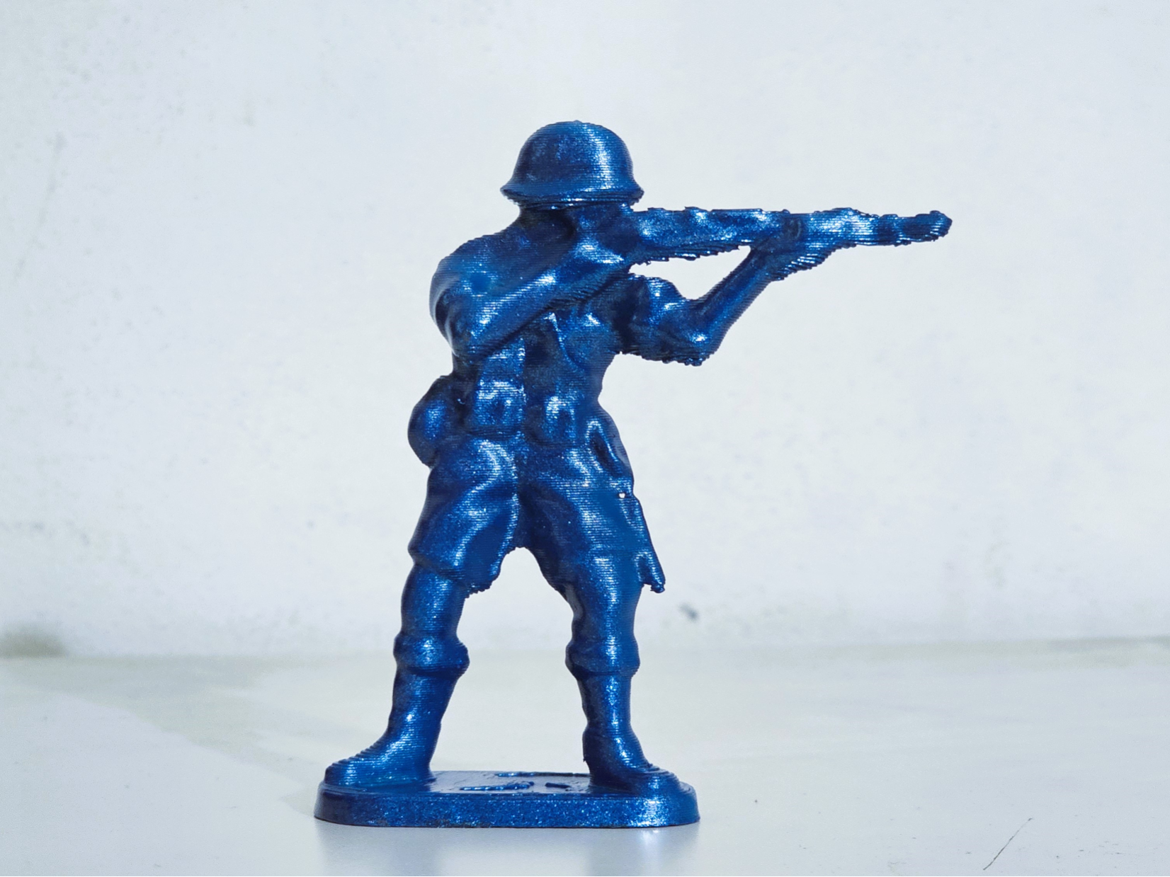 Straight Shooter - toy soldier sculpture