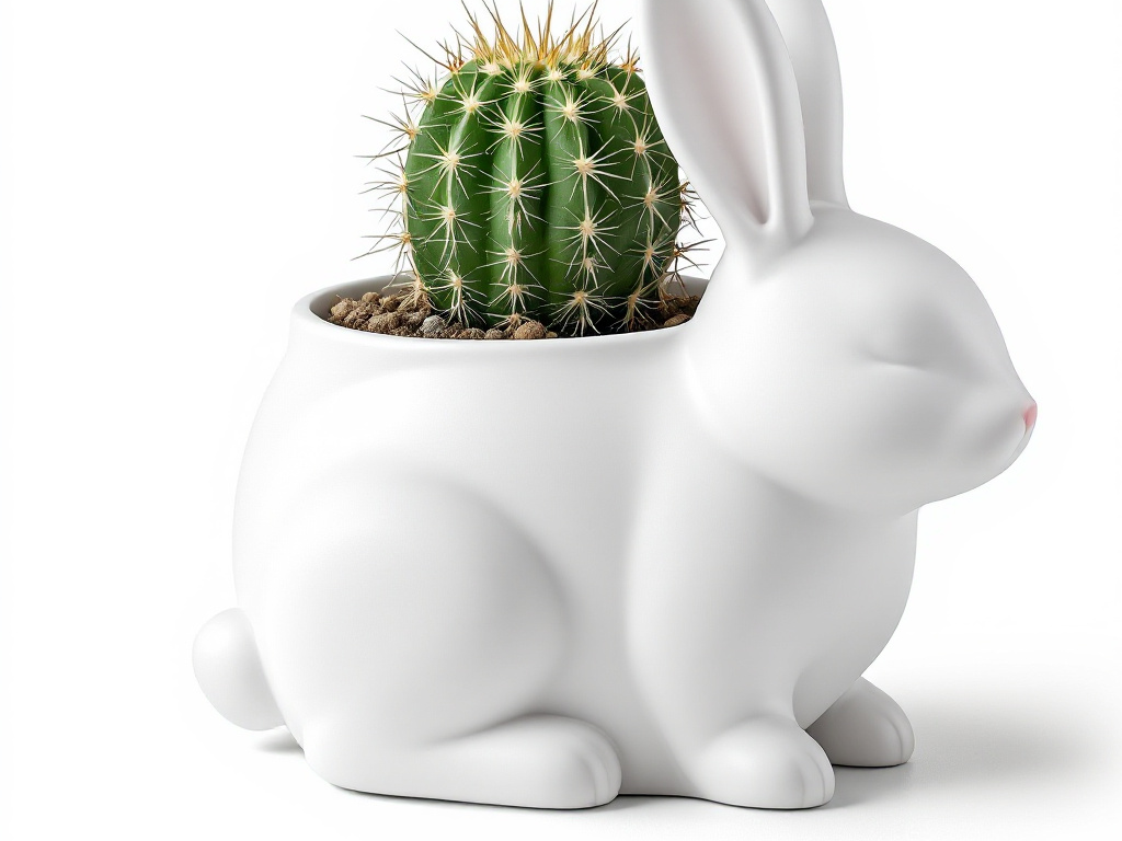 Rabbit Flower Pot – Unique Vase & Decor