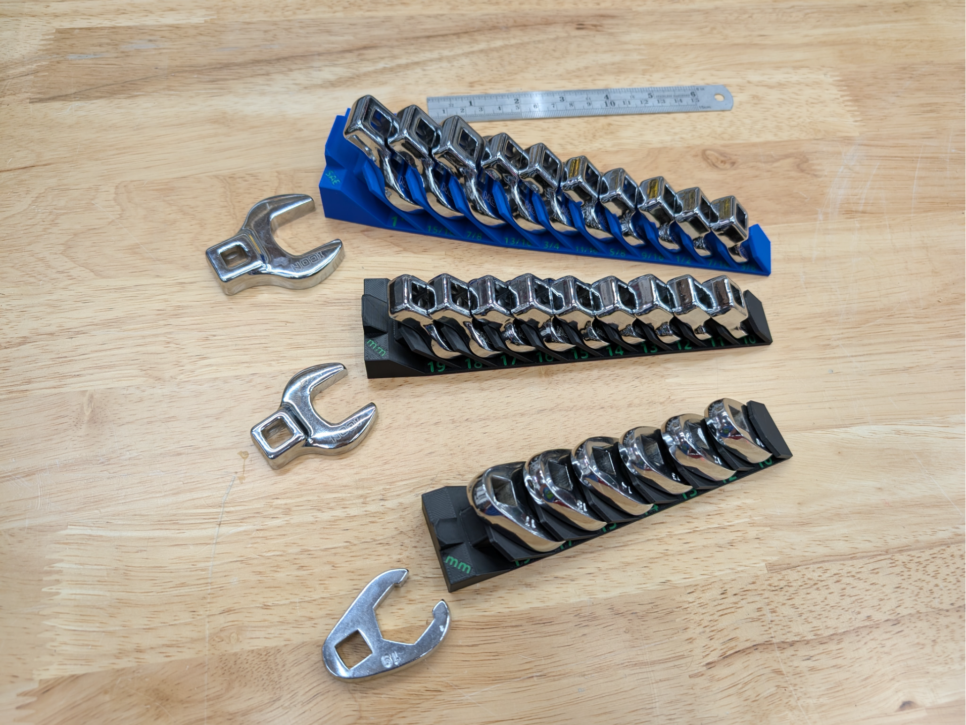 Crowfoot Wrench Set Holders