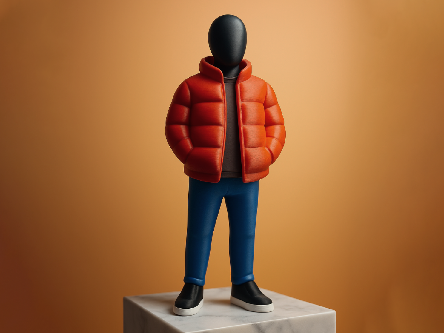Dummy in Puffer Jacket