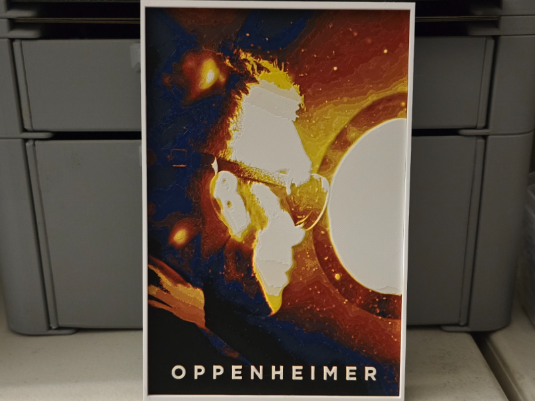 Oppenheimer Movie Poster - Hueforge Art