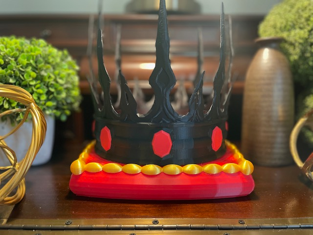 Dark Magic Crown + Crown Display Pillow