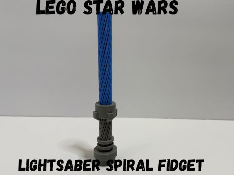 LEGOs Lightsaber Vortex Spiral Passthrough Fidget